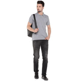 Mens Cotton Blend Solid Half Sleeves Polo T-Shirt
