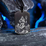 Eternal Shiv Godform Pendant with Chain Jewellery
