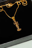 Gold Plated Laxmi Mataji Pendant with Chain Jewellery