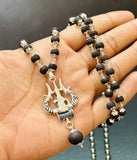 Om Shiva Trishool Karungali Mala Jewellery