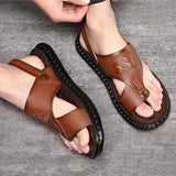 Men's Casual Synthetic Leather Sandal Footwear