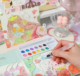 Kids Cartoon Art Coloring Painting Set for Kid's