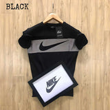 Men's Nike Black Half Sleeves T-Shirt