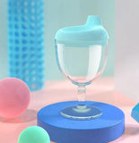 Baby Sippy Cup Plastic Stemware for Toddlers & Kids Quirky Home Essentials