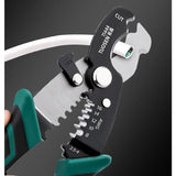 8" Wire Strippers Crimpers Cutter Pliers Multi-Function Hand Tool