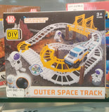 Kids Astronaut Spaceship Track Set - Outer Space Toy Set for Kids
