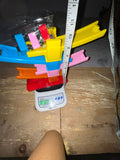 Kids DIY Multilevel Racetrack Glider on Building Block Toys