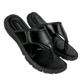 AM PM Genuine Leather Men's Daily Wear Slippers  Footwear