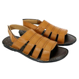 AM PM Men's Daily wear Leather Sandals  Footwear