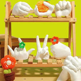 Hand Casting Kit Romantic Mold Kit for Couples Handmade Finger Plaster Statue Quirky Home Essentials